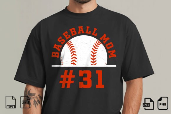Baseball Mom 31 SVG: Graphics & Freebies Review