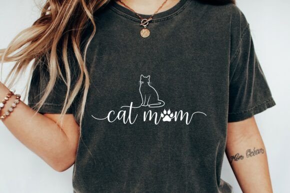 Cat Mom Graphics for T-Shirt Designs Review