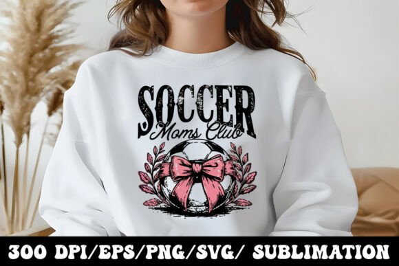 Cute Soccer Moms Club Graphics for T-Shirt Designs