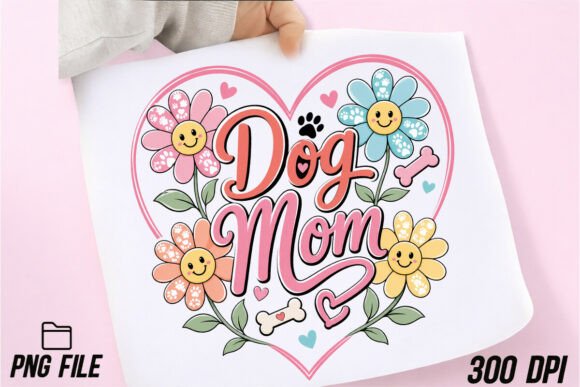 Dog Mom PNG: Essential Graphics for T-Shirt Designs