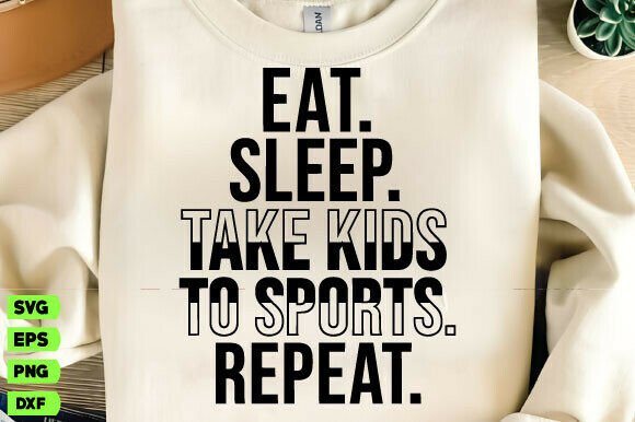 Eat Sleep Take Kids SVG: A Designer's Review
