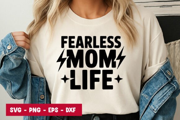 Fearless Mom Life: Bold Graphics & Illustrations