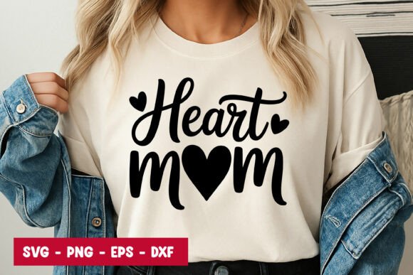 Heart Mom Script: Graphics & Illustrations for Brands