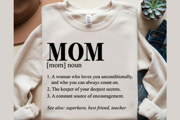 Mom Definition Sign Svg: Graphics for T-Shirt Designs