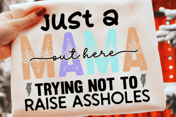 Reviewing Just a Mom out Here SVG PNG for Real Embroidery