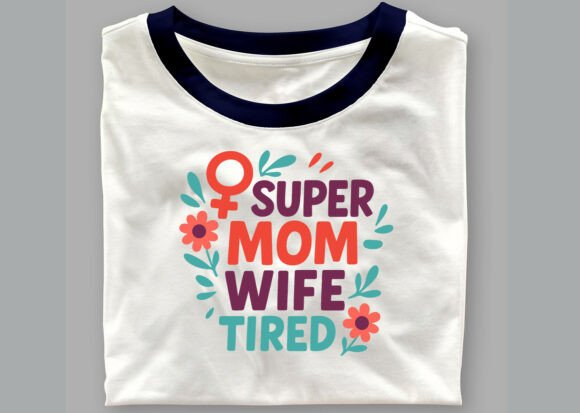 SUPER MOM SVG Bundle: Graphics & Illustrations